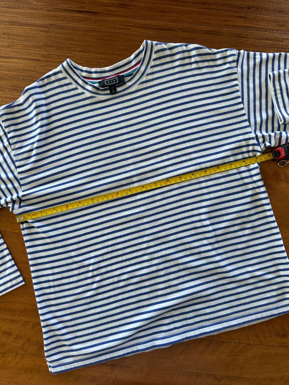 AYR French Fry Tee Striped Blue - XS - Picture 5 of 8